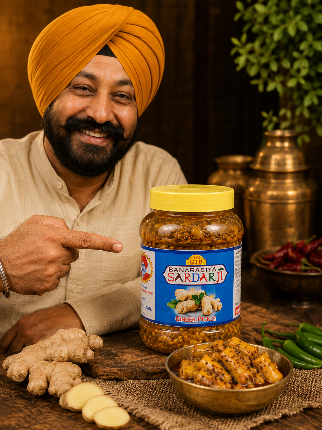 Banarasi Ginger Pickle