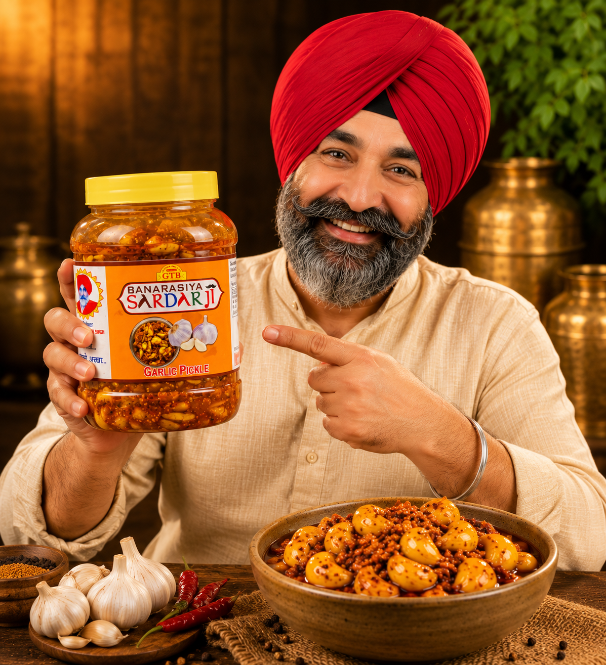 Banarasi Garlic Pickle