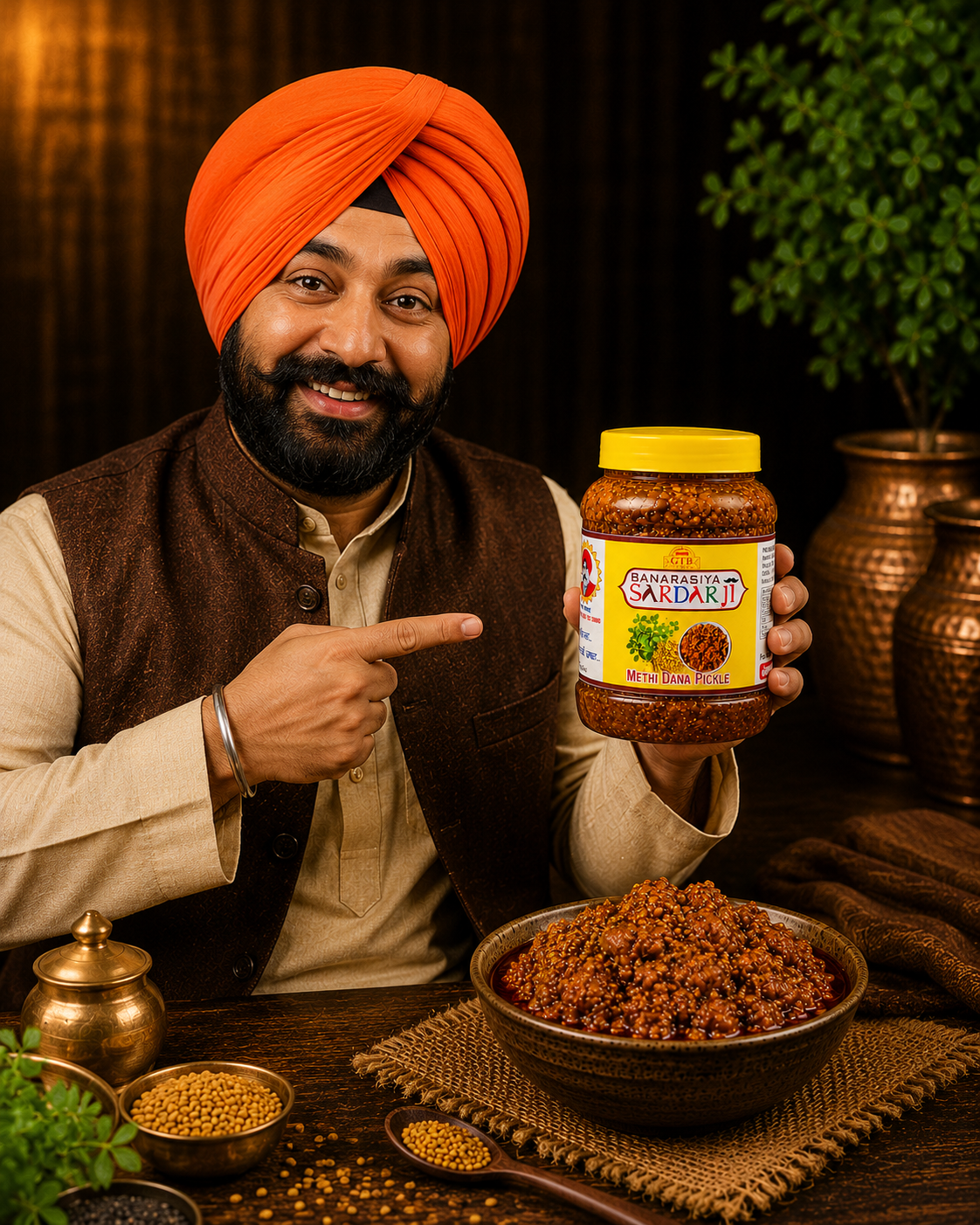 Methi Dana Pickle