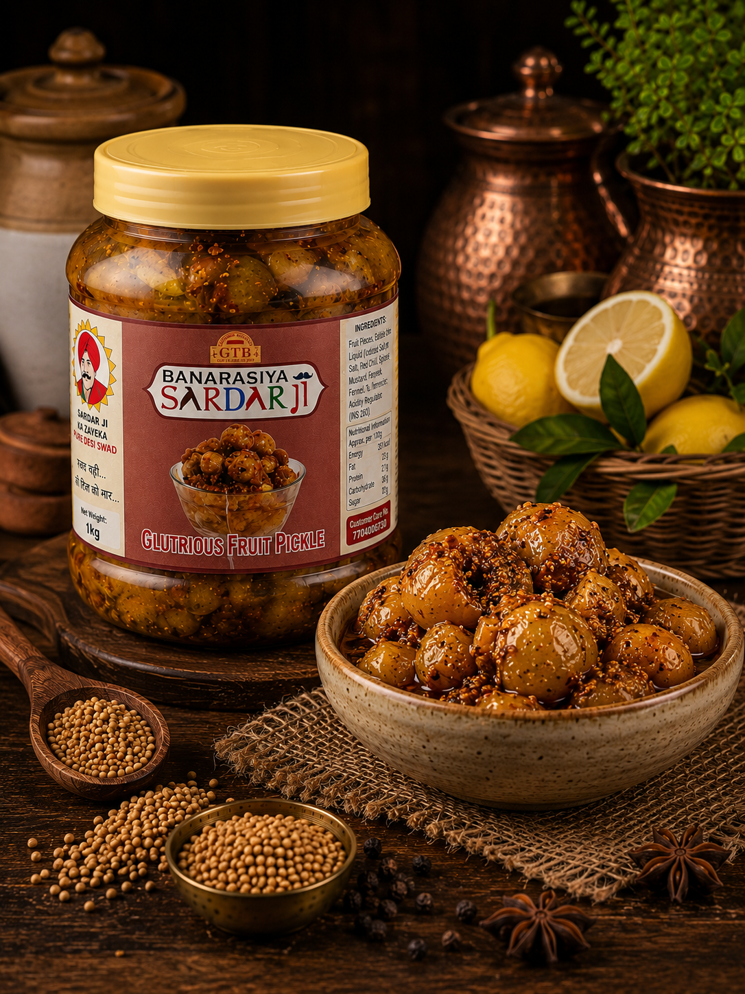 Banarasi Glutinous (Lisoda) Fruit Pickle