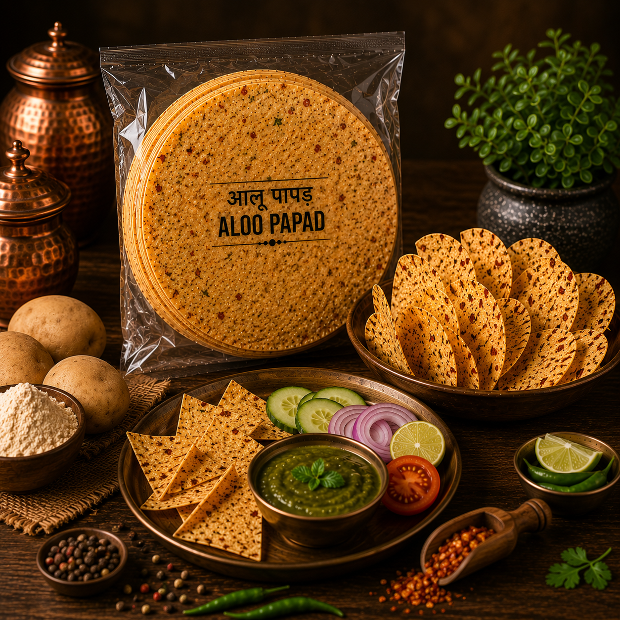Banarasi Aloo Papad