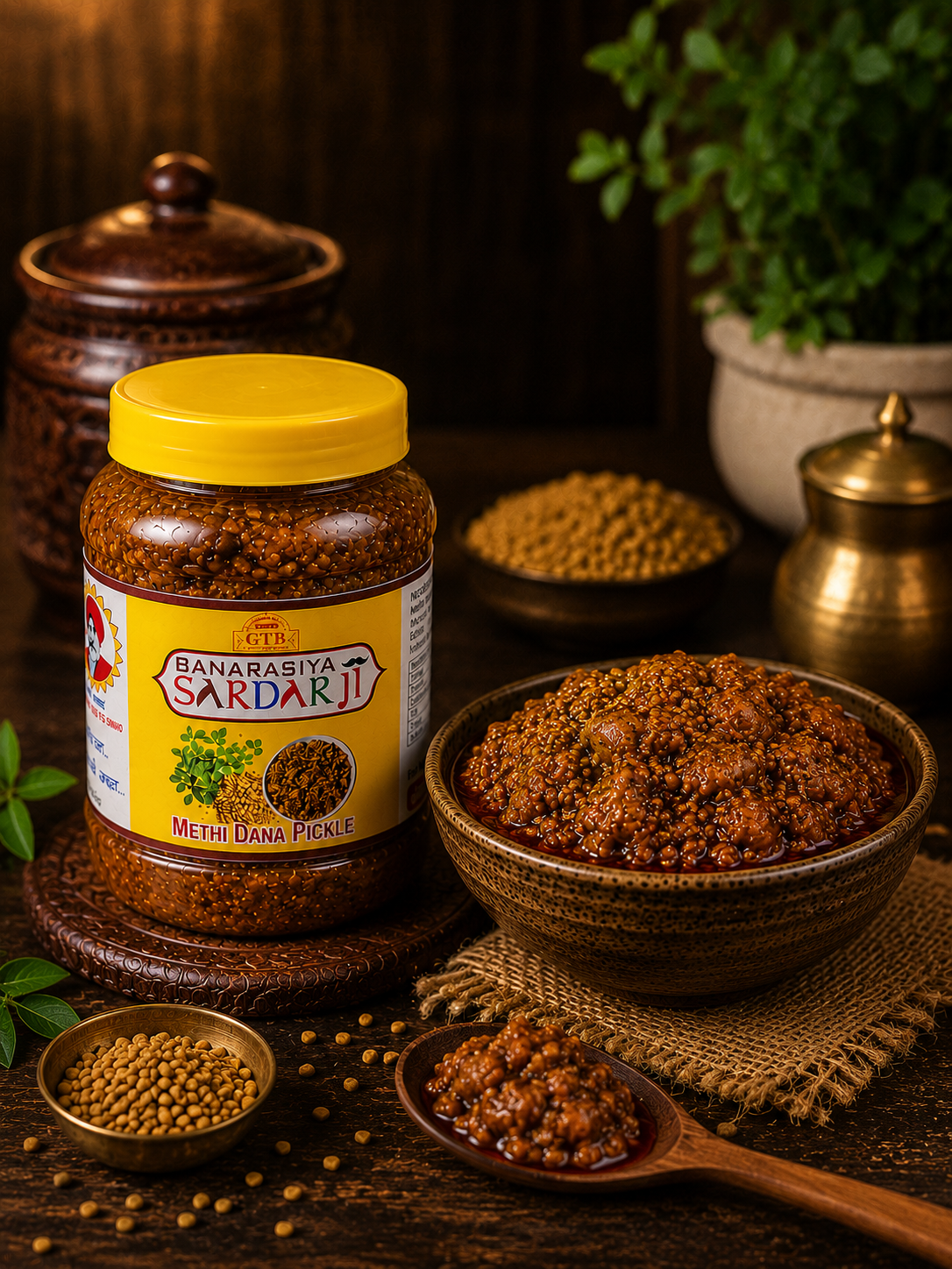 Methi Dana Pickle